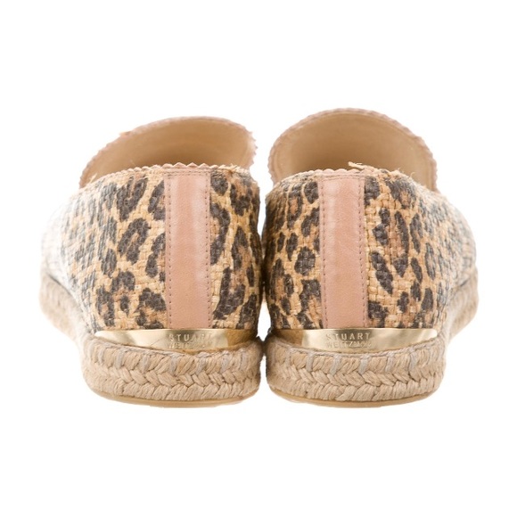 Stuart Weitzman leopard print espadrille flats - Picture 4 of 5